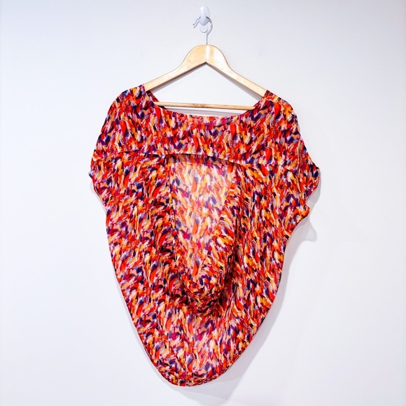 BCBGENERATION Multicoloured open-back blouse | Lightweight * - Picture 3 of 7